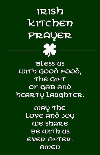 irish kitchen prayer