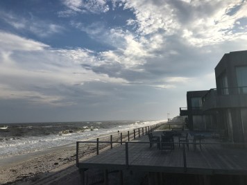 Pines beach looking west.
